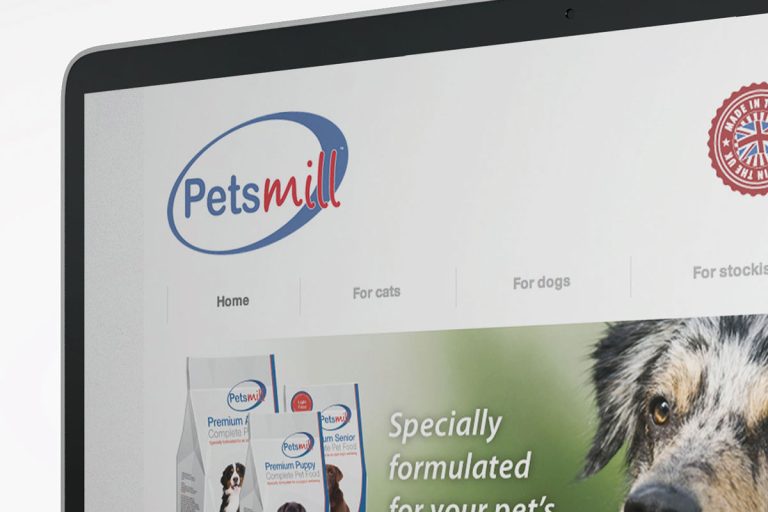 Petsmill Website design detail feature