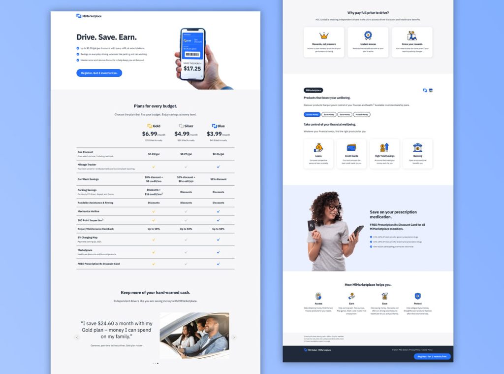 MIC Global MiMarketplace website homepage